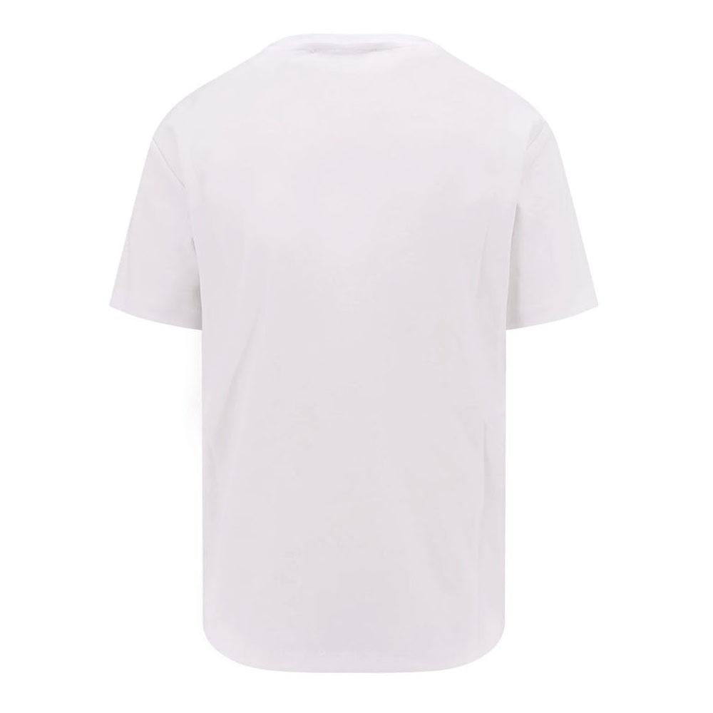 Max Mara Metallic Logo Short Sleeve T-Shirt 2519971011 001