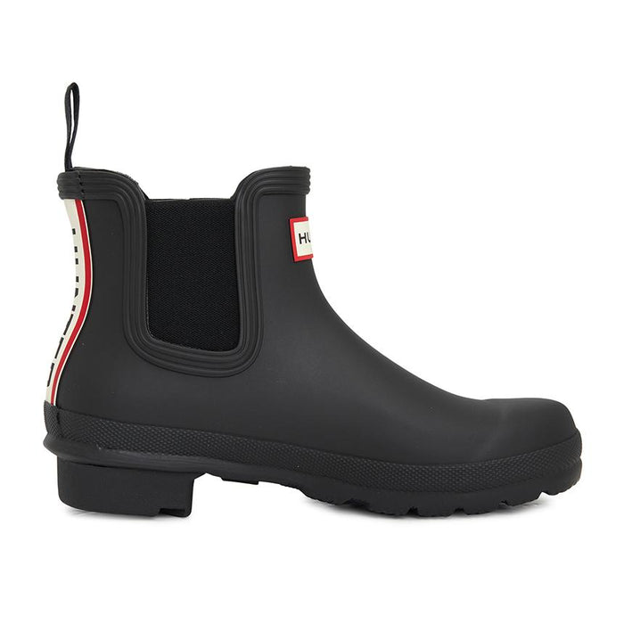 HUNTER Original Chelsea Backstrap Women’s Rain Ankle Boots WFS2354RMA BLK