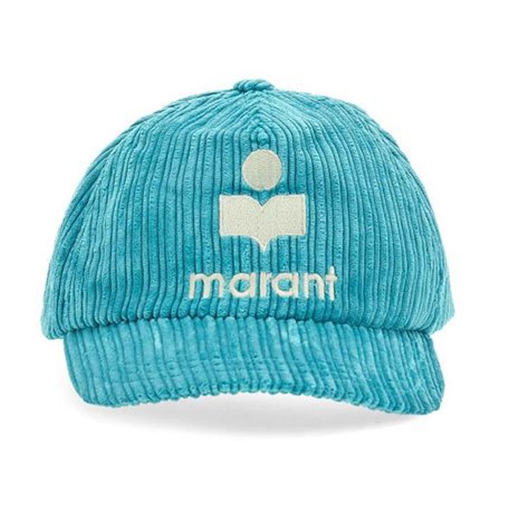 Isabel Marant Tyronh Corduroy Cap Hat Navy