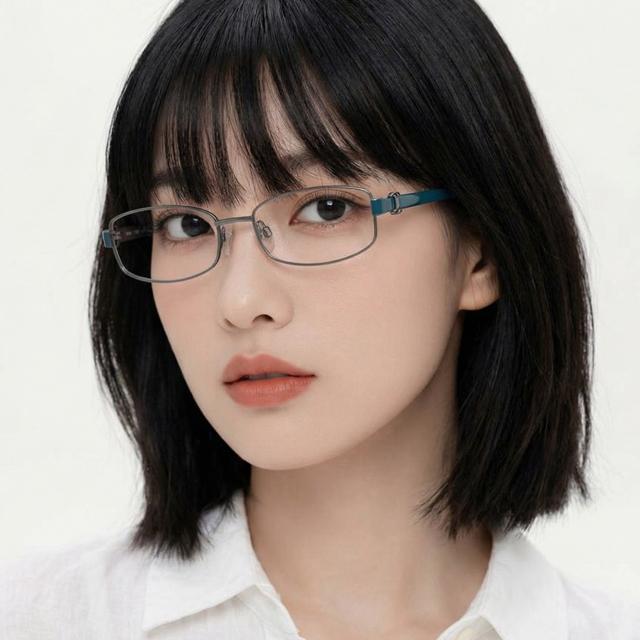 Tods Silver Metal Rectangular Small-Fit Eyeglass Frames TO5019 008