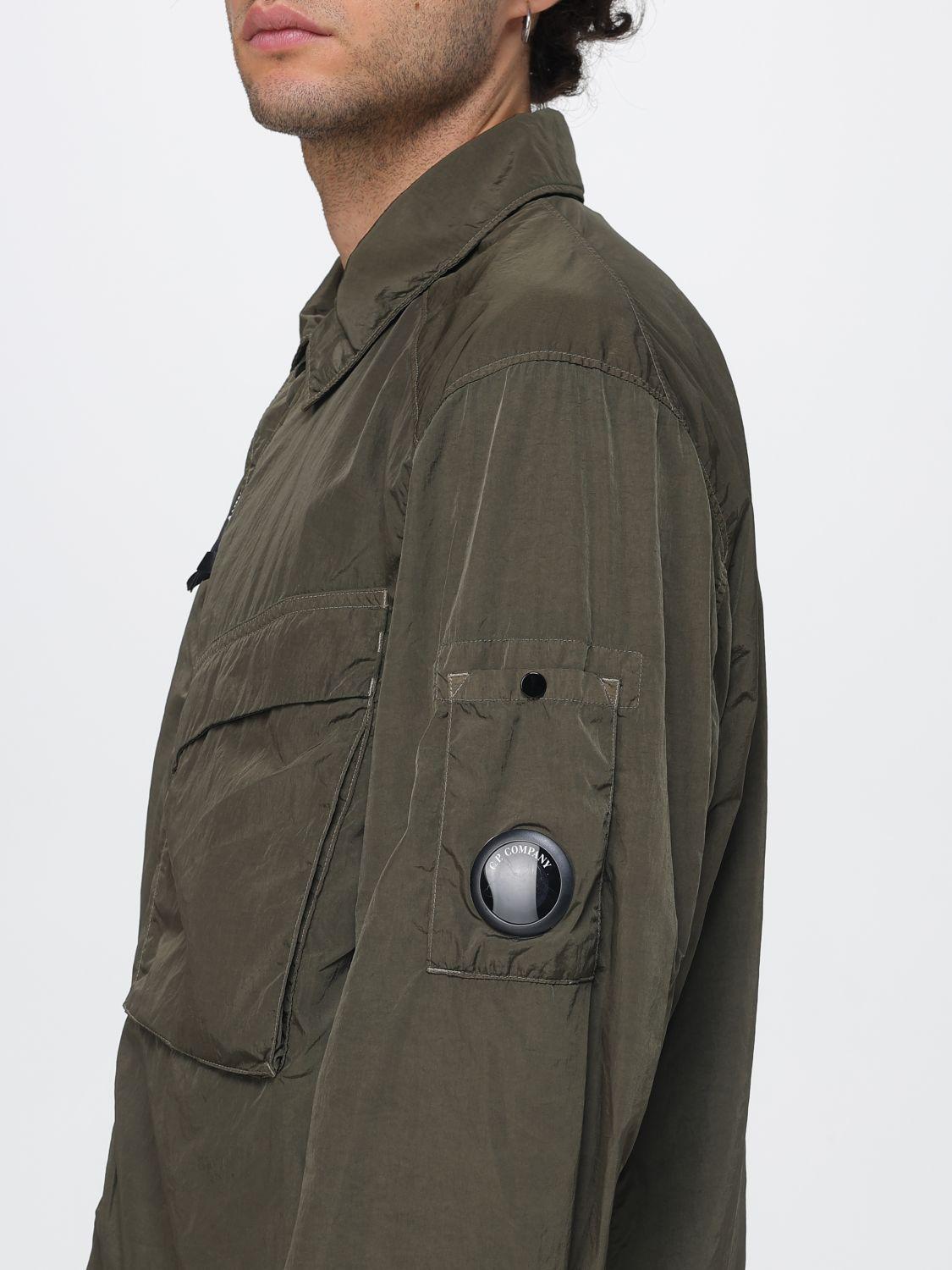 CP Company Long Sleeve Cotton Shirt Green Men