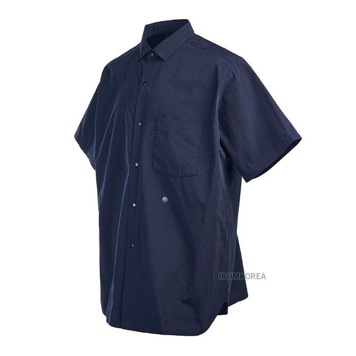 nanamica Men’s Regular Wind Shirt Long Sleeve SUGS405E DN