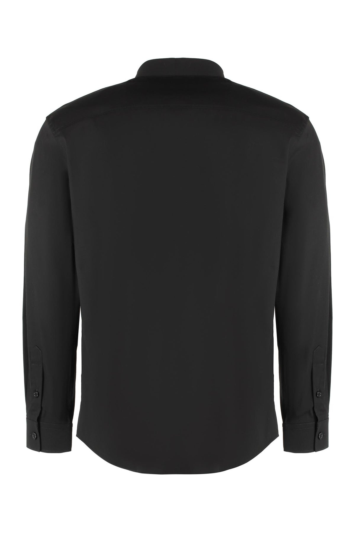 BURBERRY Black Cotton Long Sleeve Shirt