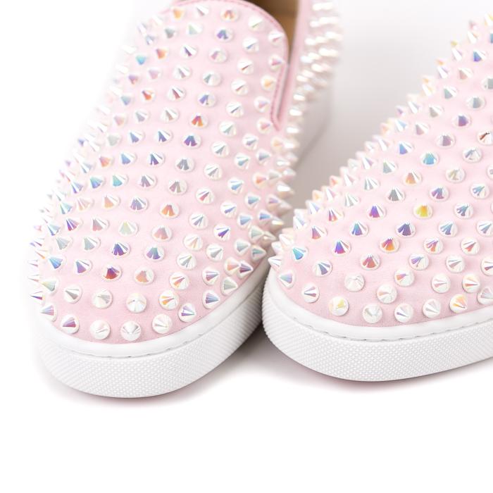 Christian Louboutin Spike Slip-On Low-Top Sneakers