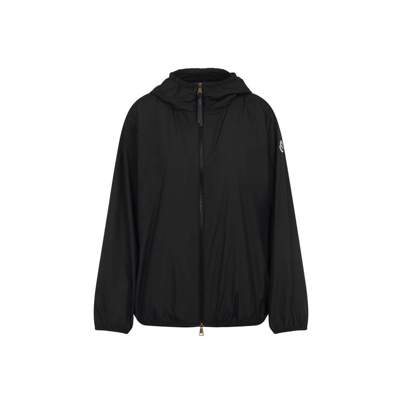 Moncler Black FEGEOS Logo Patch Hooded Jacket