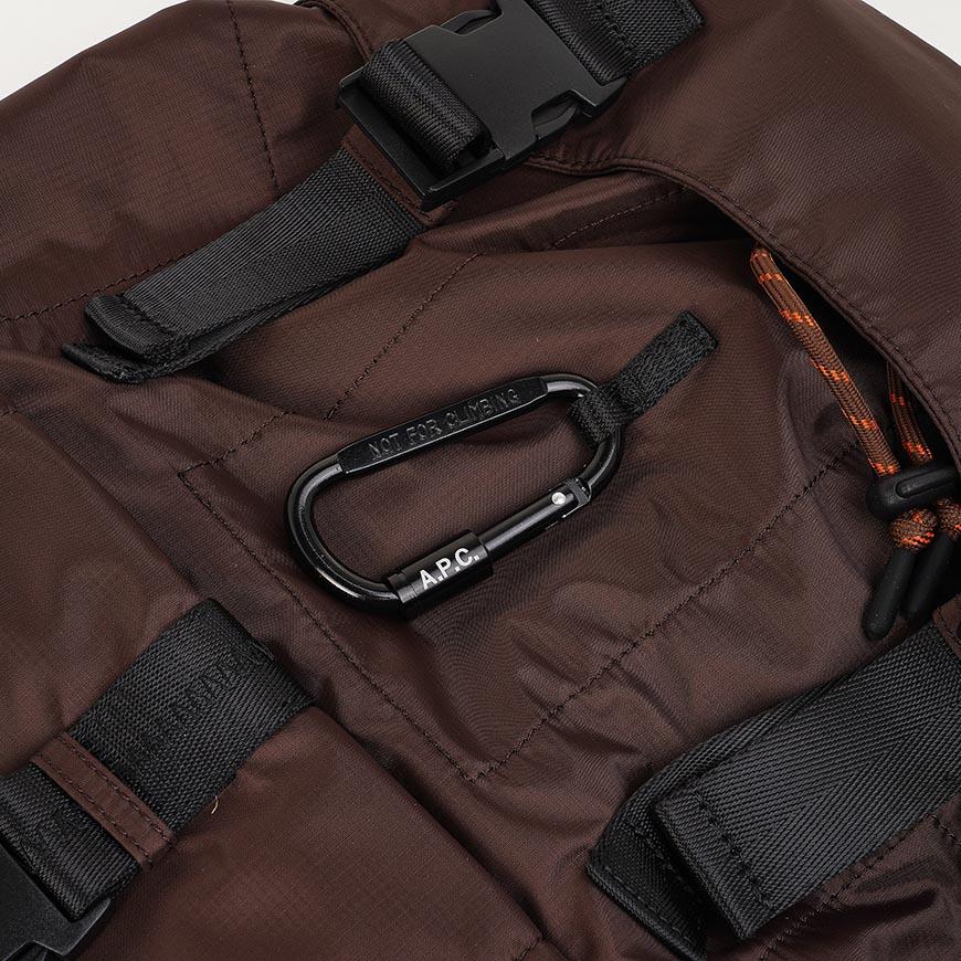 A.P.C. Men’s Trek Nylon Backpack Black