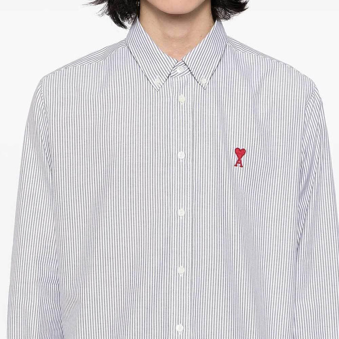 AMI Button-Down Ami de Coeur Long-Sleeve Shirt