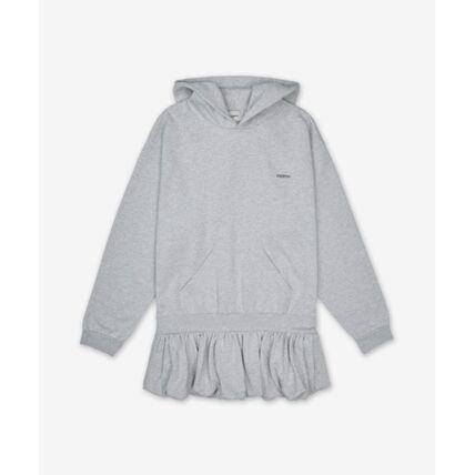 COPERNI Gray/Black Hooded Sweatshirt Women’s Pullover Hoodi COPJS119F5010 GRYBLK