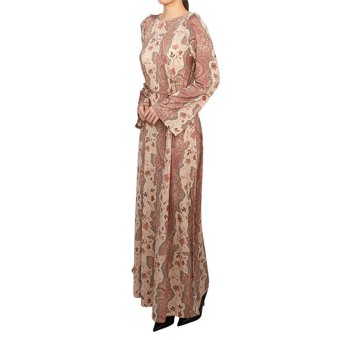 ALLSAINTS Clay Pink Long Midi Dress