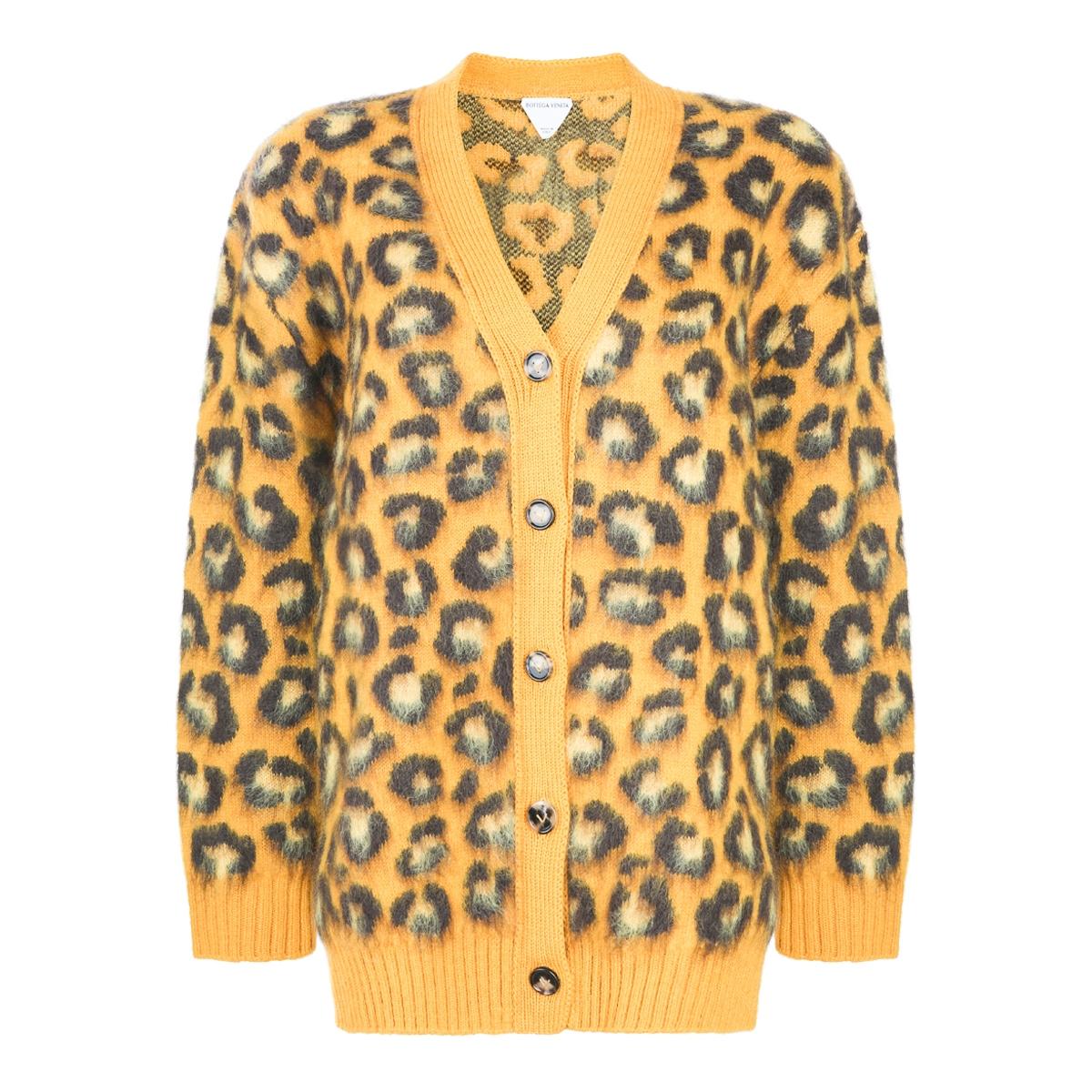 Bottega Veneta Wool Knit Cardigan Women’s Navy