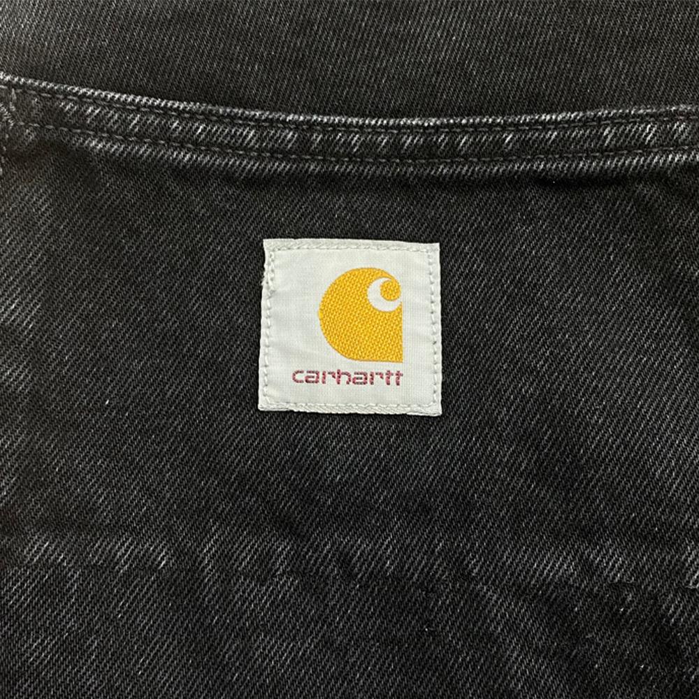 Carhartt Black Landon Loose Fit Denim Shorts I030469 8906