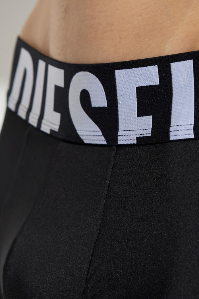 DIESEL Men’s Damien Dpop 3-Pack Boxer Briefs Navy Cotton