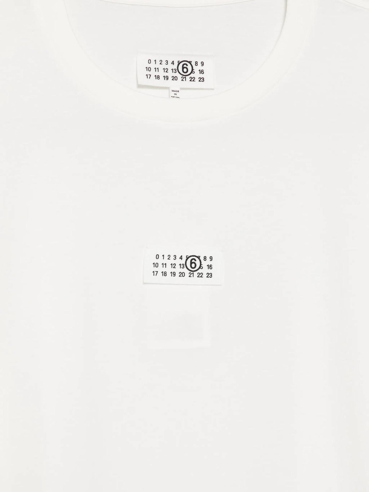 Maison Margiela White Cotton Short Sleeve T-Shirt