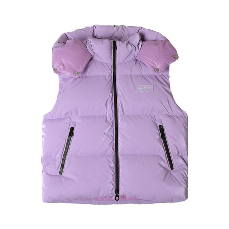 Duvetica Viola Logo Hooded Down Puffer Vest