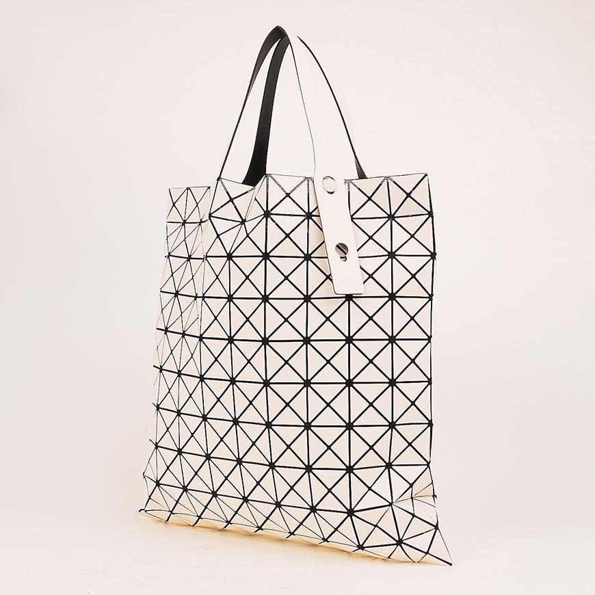 Issey Miyake Bao Bao Prism Frost Tote Bag Navy