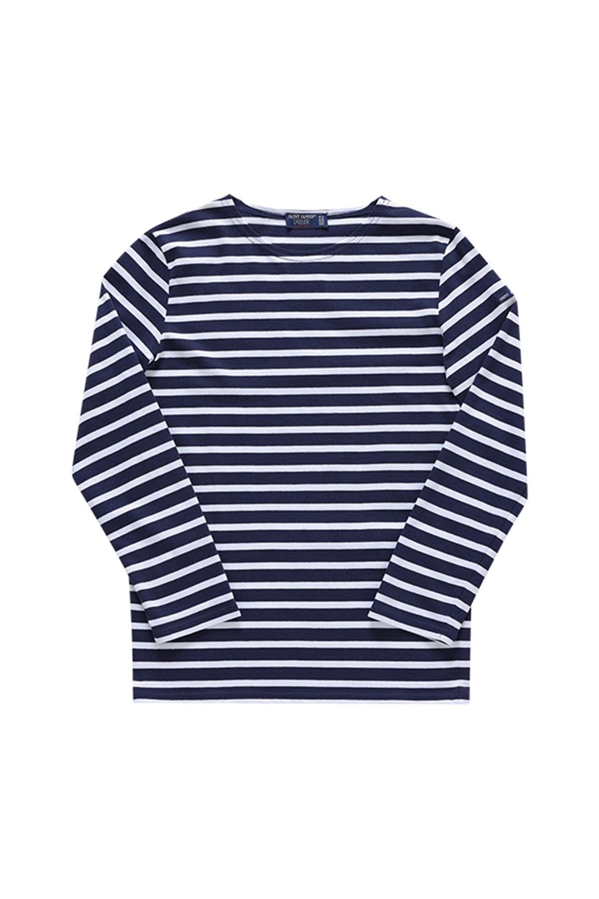 Saint James Kids Long Sleeve T-Shirt Marine Neige Navy/White