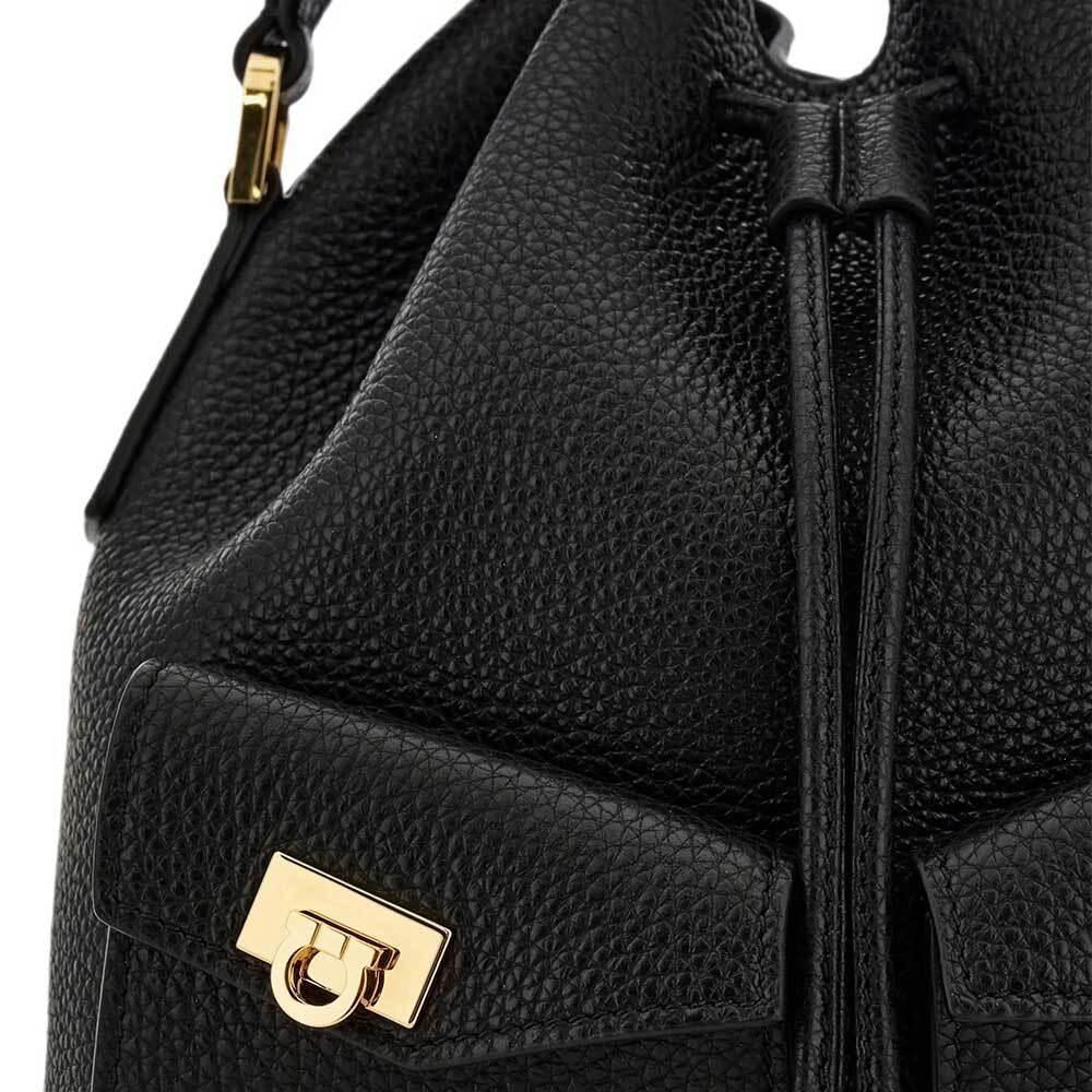 Ferragamo Hug Multi-Pocket Bucket Tote Bag
