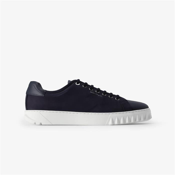 Ferragamo CUBE Men’s Low-Top Leather Sneakers