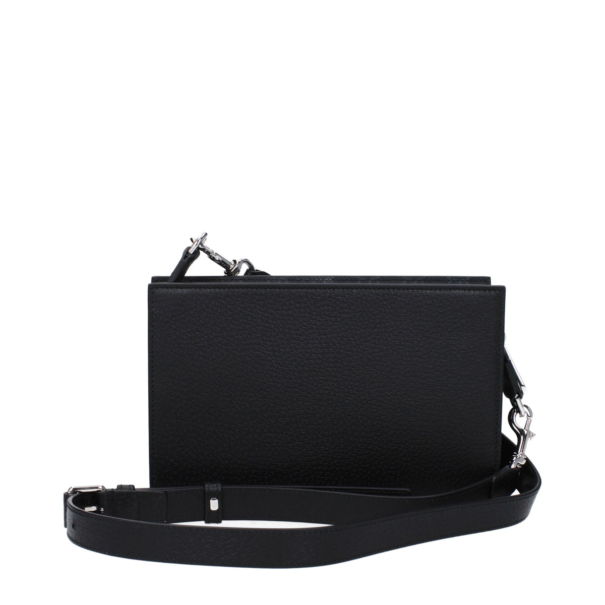 GUCCI Black Leather Crossbody Bag