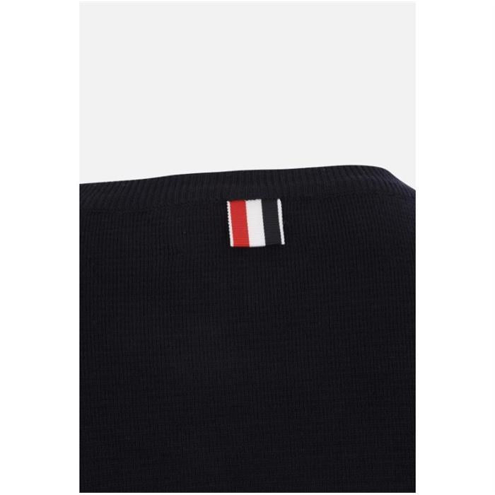 THOM BROWNE Milano Stitch Crewneck Knit Sweater for Men MKA326A