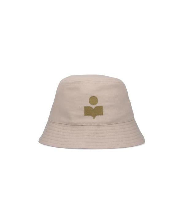 Isabel Marant Haley Bucket Hat Beige Cotton