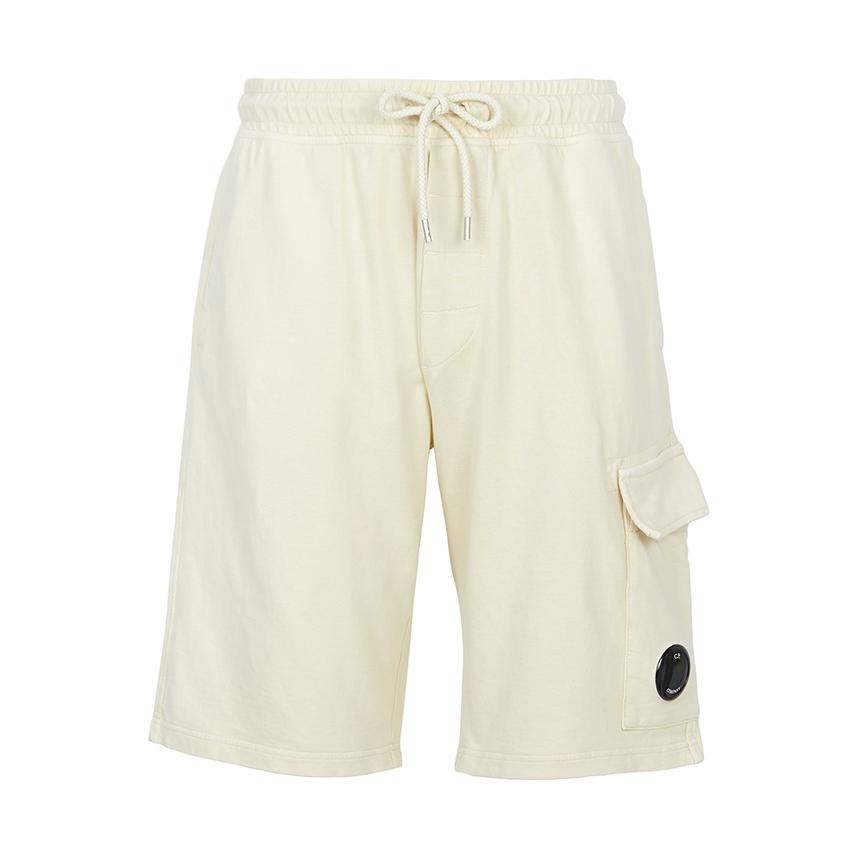 CP Company Men’s Cargo Shorts Cotton Casual Pants White