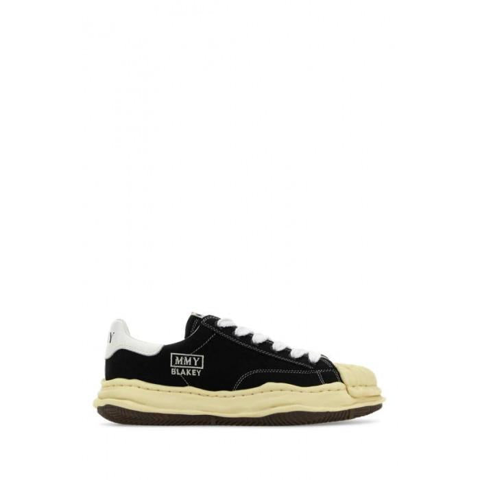 Maison Mihara Yasuhiro Blakey OG Sole Canvas Low Top Sneakers Black