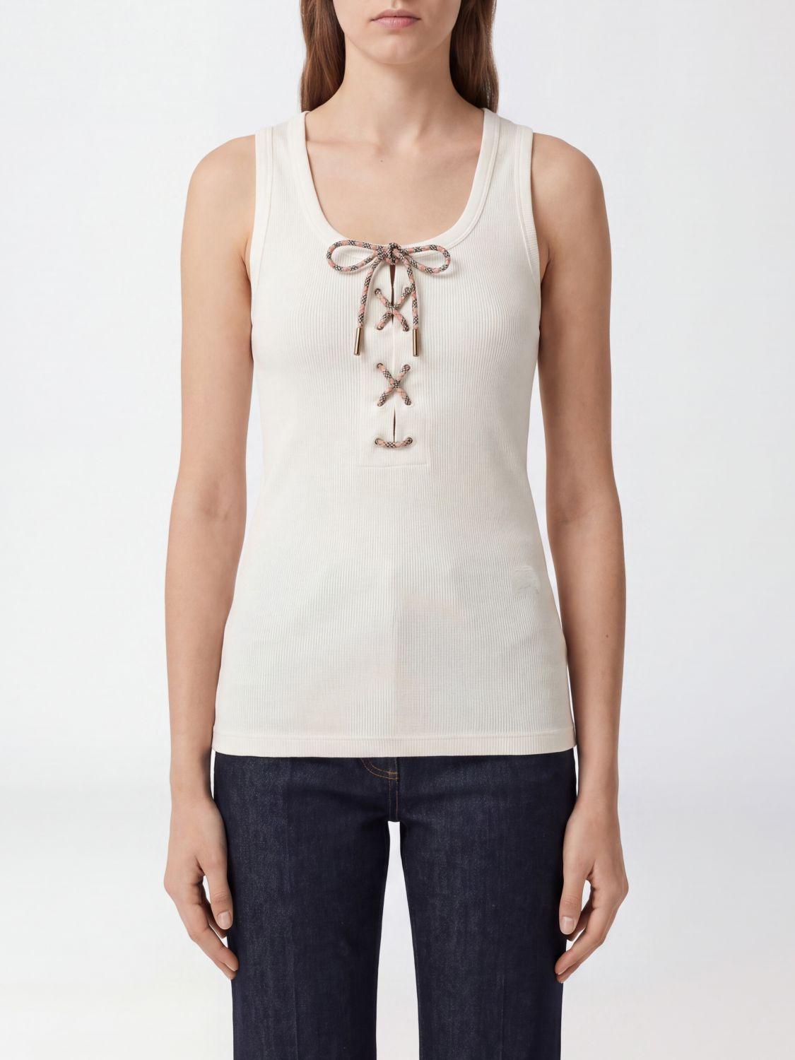 BURBERRY Sleeveless Tank Top Women’s Shirt