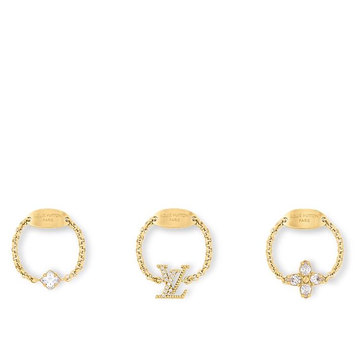 Louis Vuitton Lady LV Ring Set M1604M