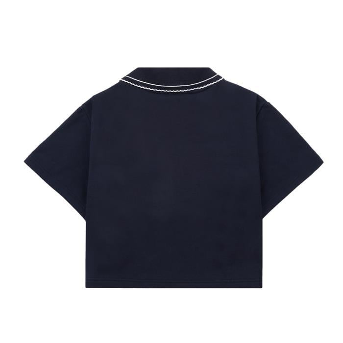 Miu Miu Cotton Fleece Crop Sweatshirt Black Women’s Top
