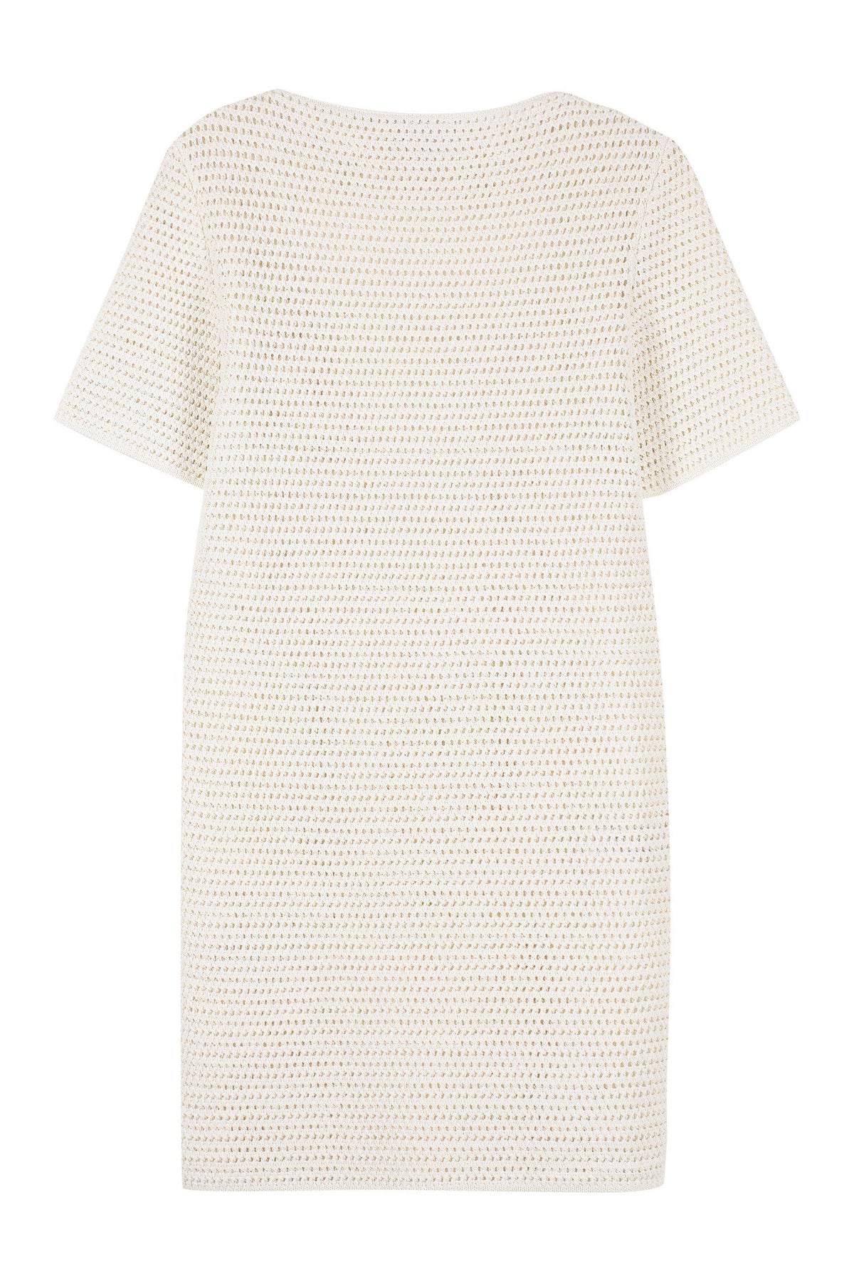Bottega Veneta Green Short Sleeve Midi Dress