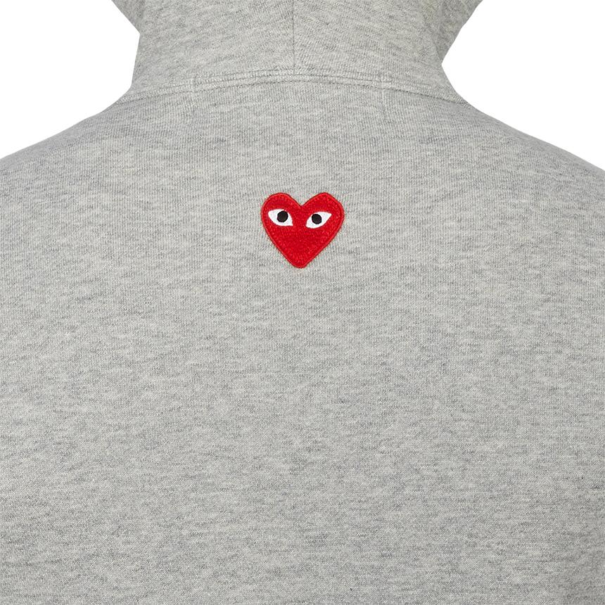 Comme des Garcons Red Heart Patch Zip Hoodie Unisex AX T342 051 2