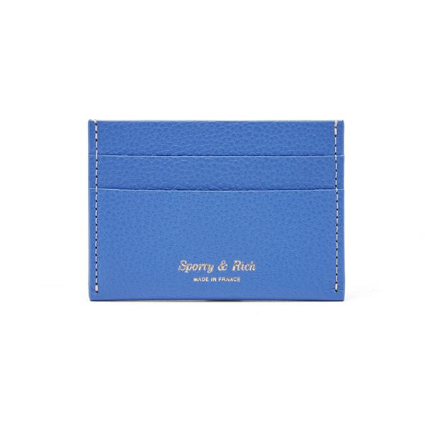 SPORTY&RICH Unisex Leather Card Holder Wallet AC743OC OCEAN