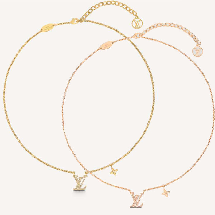 Louis Vuitton Gold LV Iconic Necklace Pendant