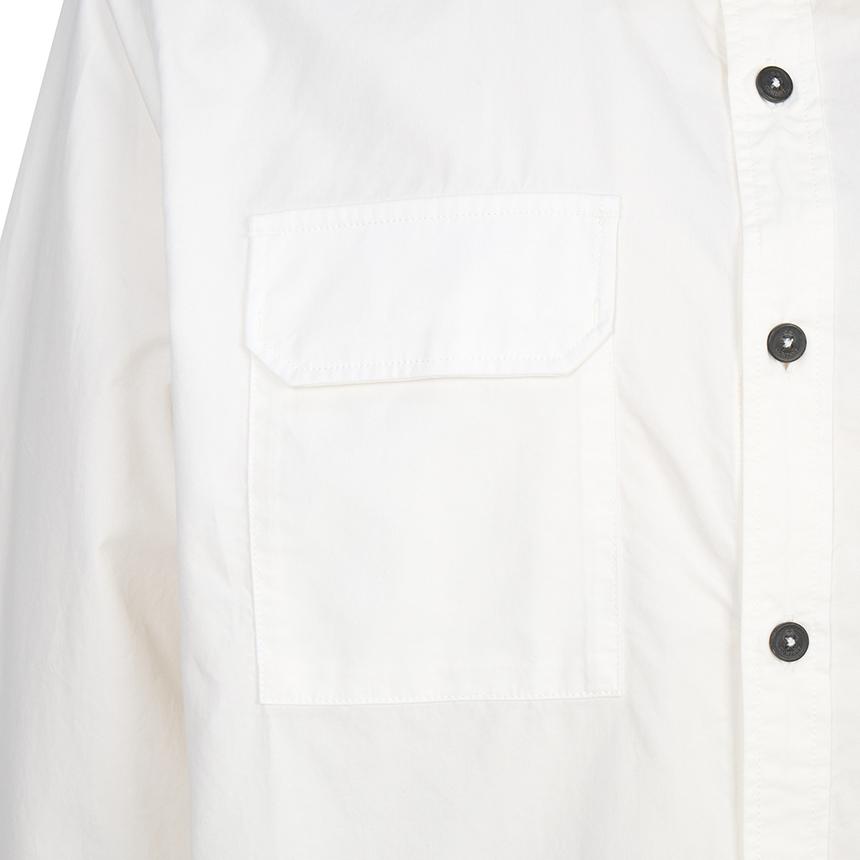 CP Company Men’s Long Sleeve Shirt White Cotton