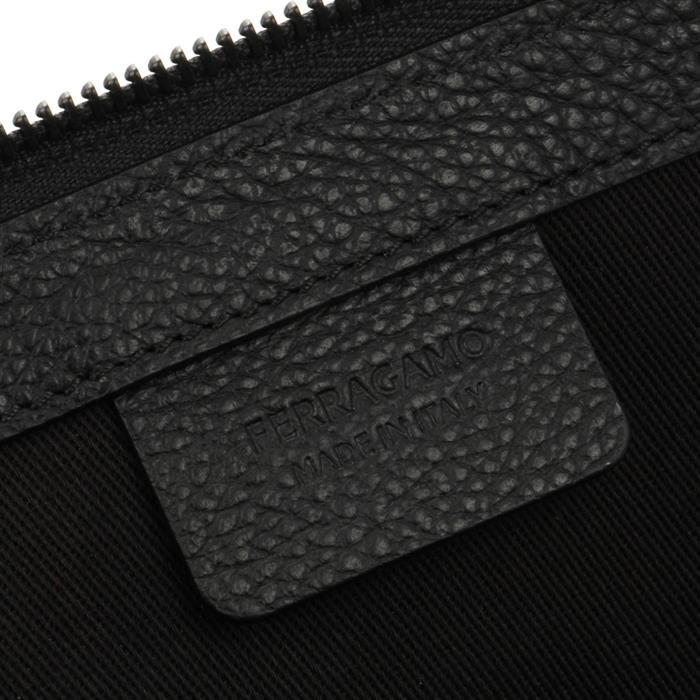 Ferragamo Gancini Buckle Leather Clutch 24 1703 0779258