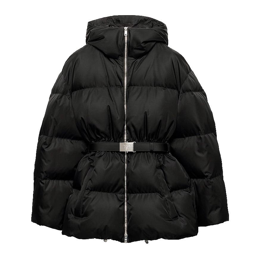 PRADA Re-Nylon Hooded Down Puffer Jacket for Women 29X214 1WQ8 F0002