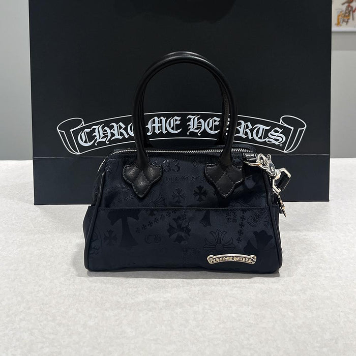 Chrome Hearts Nylon Embroidered Mochita Fabric Mini Crossbody Bag