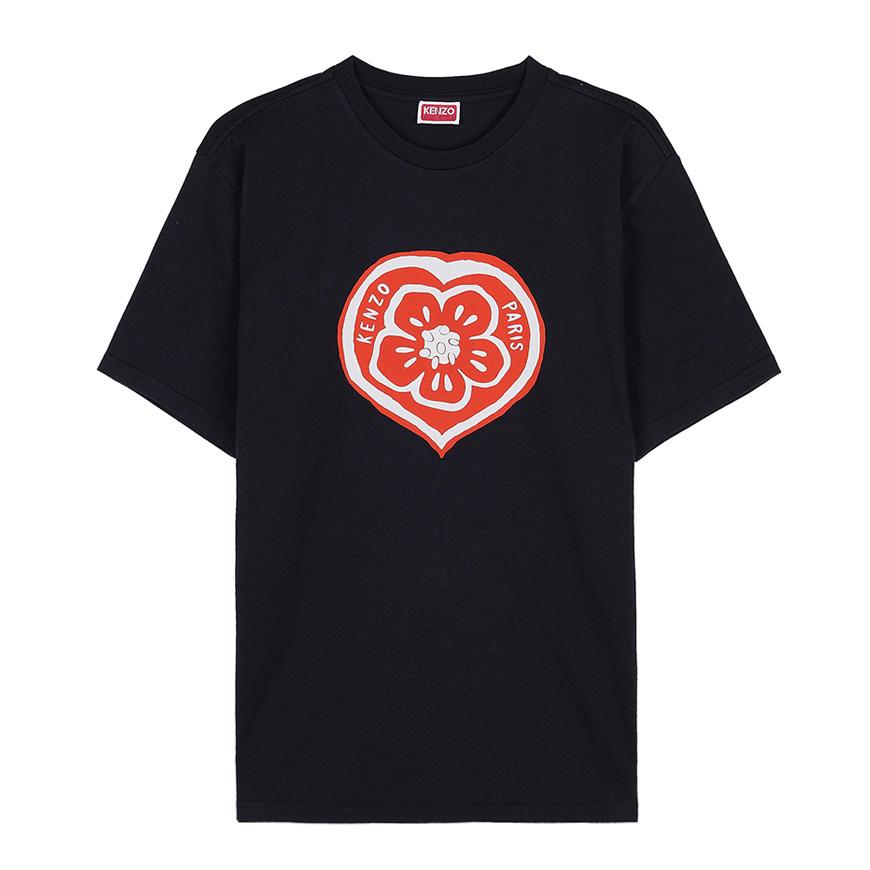 KENZO Women’s Boke Heart Loose T-Shirt FG52TS3014SG 99J