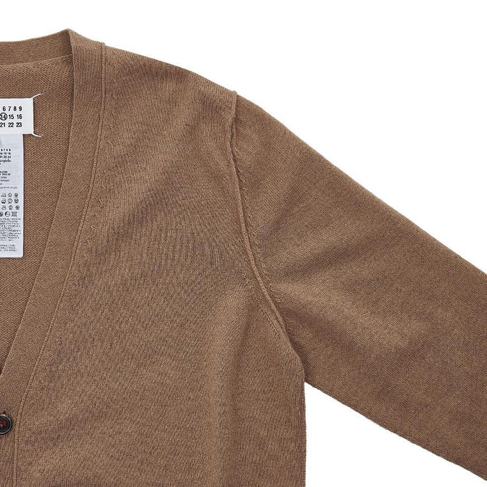 Maison Margiela Men’s Cashmere Cardigan Ivory