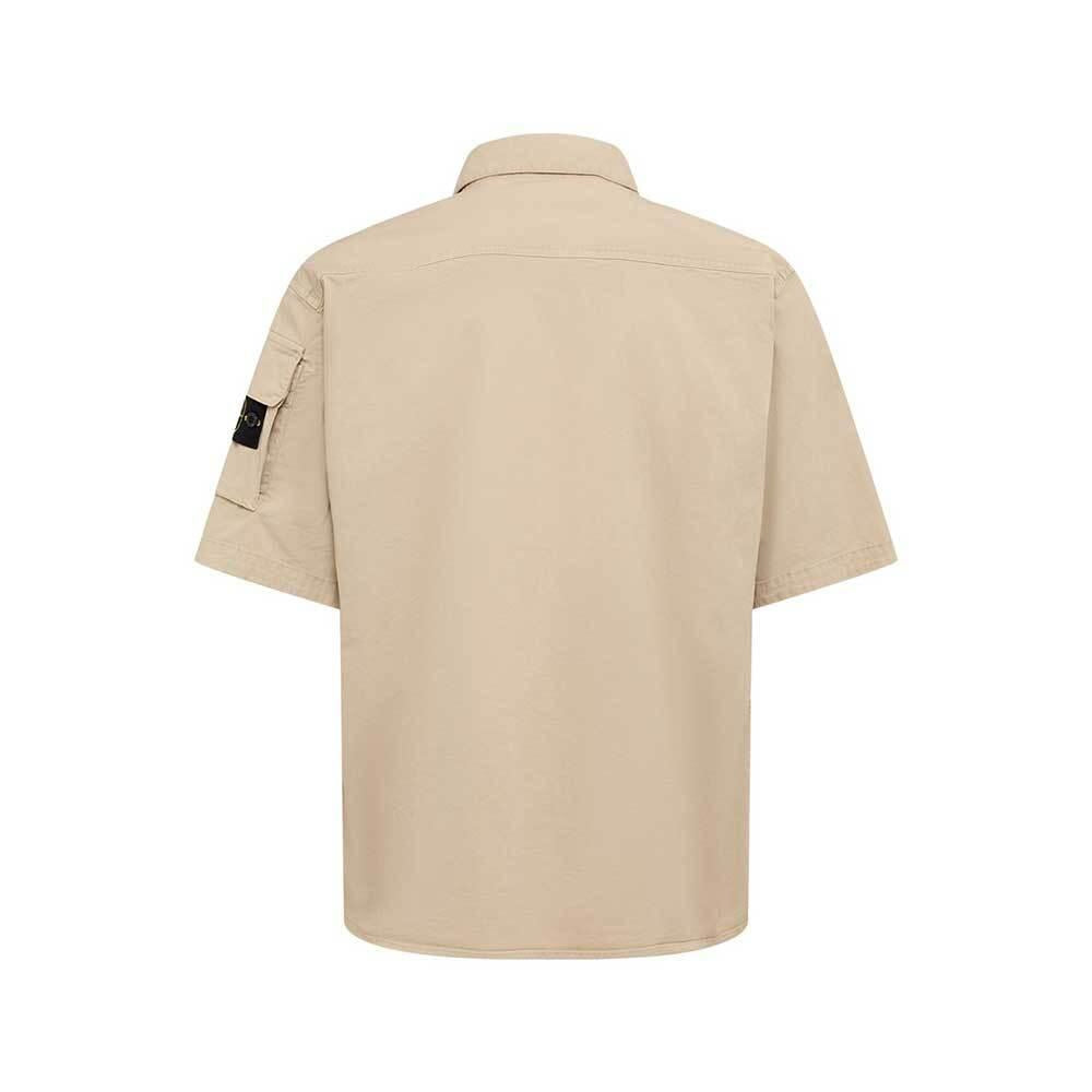 STONE ISLAND Desert Short-Sleeve Overshirt Jacket for Men