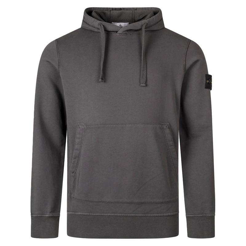 STONE ISLAND Cotton Fleece Men's Hoodie Pullover