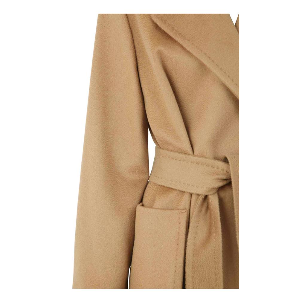 Max Mara Belted Wool Coat Camel 2360161439 006