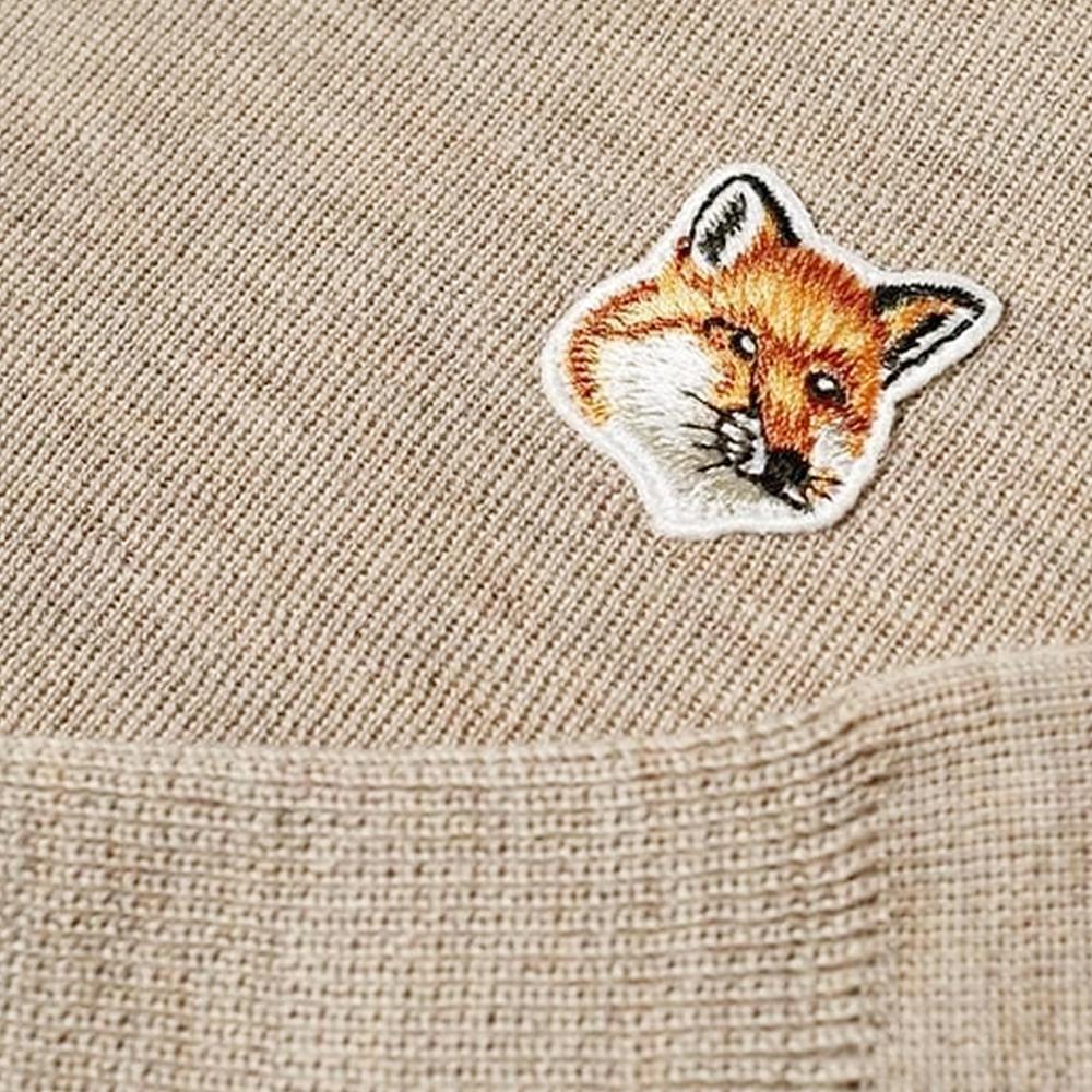 Maison Kitsune Fox Head Turtleneck Knit Sweater Women’s HW00516KT1036 H250