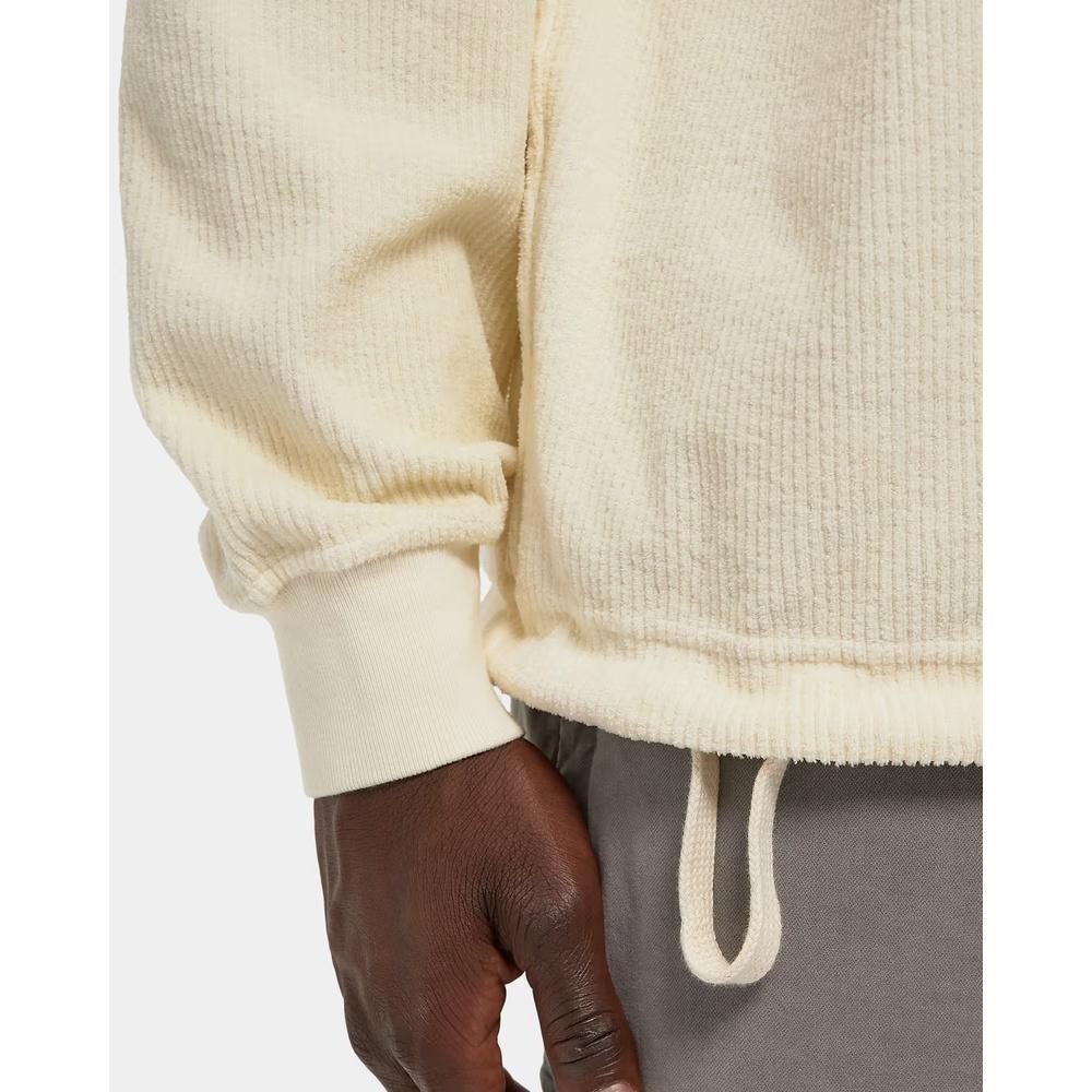 STONE ISLAND Corduroy Jersey Crewneck Sweatshirt for Men Navy