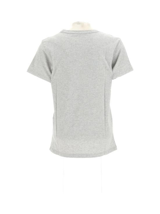 Maison Kitsune Light Grey Melange Short Sleeve T-Shirt LW00107 KJ0008 H120