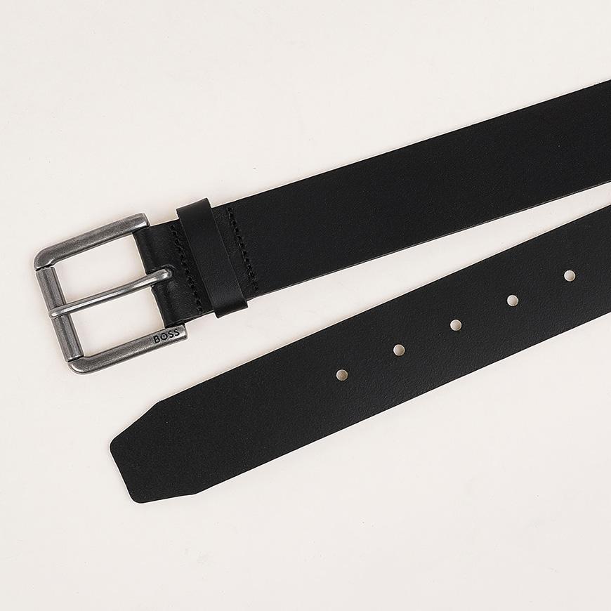 HUGO BOSS Men’s Logo Roller Buckle Belt 50491889 001