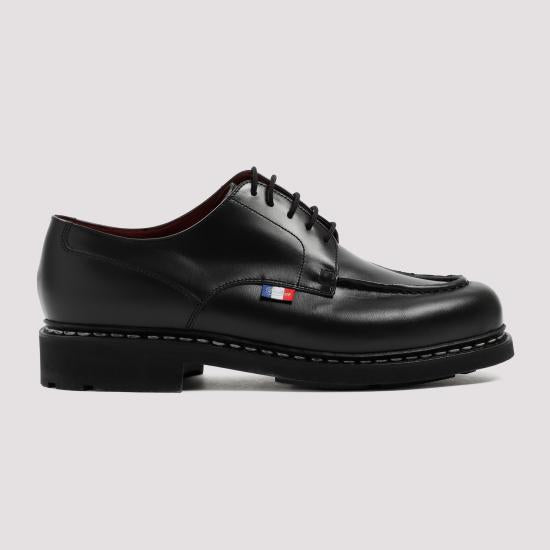 PARABOOT Black Leather Dress Shoes 211112 BLACK DOM