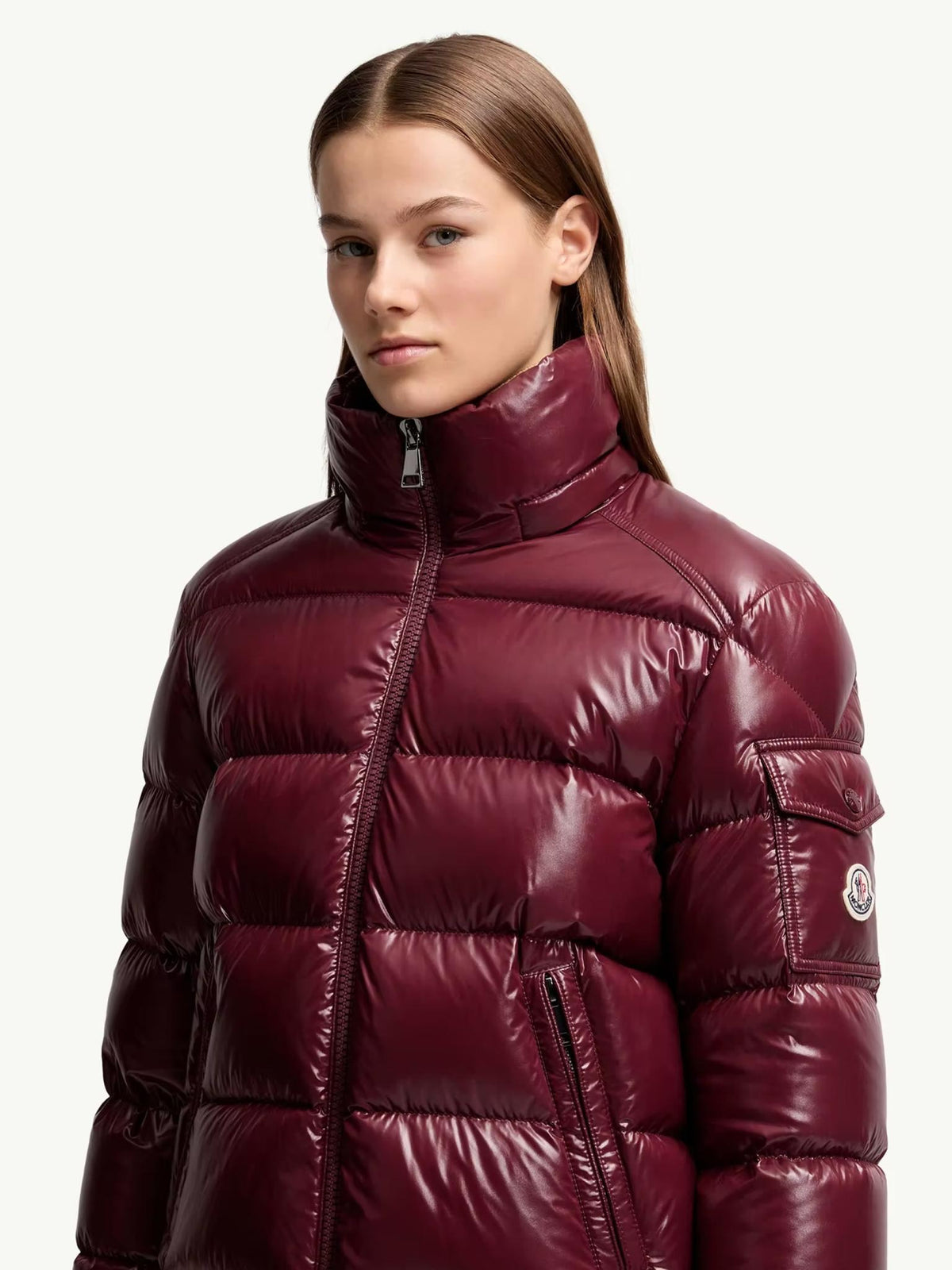 Moncler Black Down Puffer Jacket for Women