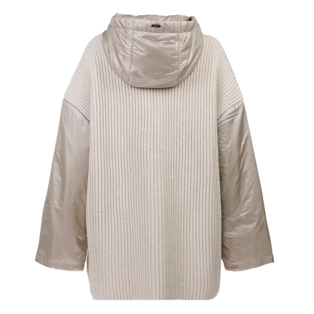 Herno Women’s Rib Knit Hooded Jacket MC00036DR 70264 1985